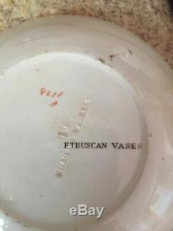 33. Pcs Gildea & Walker Porcelain Demitasse Set in Etruscan Vases, 19th Century