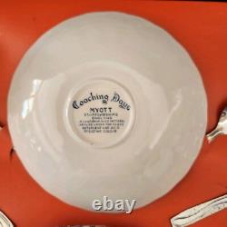 38 Pc MYOTTS English Demitasse Espresso Tea Coffee 12 Cups Saucers Spoons Sugar