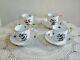 4 Herend Rothschilds Bird Chocolate/demitasse Cup And Saucer Sets 709 Ro