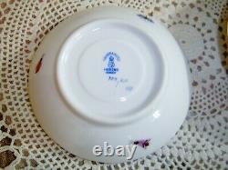 4 Herend Rothschilds Bird Chocolate/Demitasse Cup and Saucer sets 709 RO