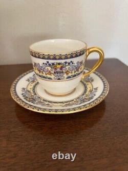 4 Lenox Golden Gate W2 DEMITASSE Cups & Saucers