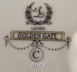 4 Lenox Golden Gate W2 DEMITASSE Cups & Saucers