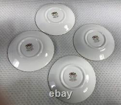 4 Royal Albert Winter Garden Berries Demitasse Small Cups Saucers