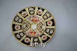 4 Royal Crown Derby Traditional Imari 2451 Demitasse Can Shape Cups and Saucers