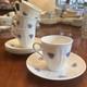 4 Royal Gustavsberg Cocoa Demitasse Cup Saucer Blo Blom Chelsea Grape Sprig