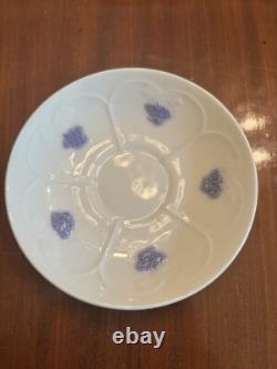 4 Royal Gustavsberg Cocoa Demitasse Cup Saucer Blo Blom Chelsea Grape Sprig