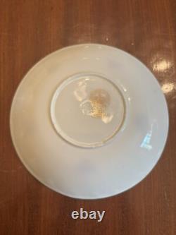 4 Royal Gustavsberg Cocoa Demitasse Cup Saucer Blo Blom Chelsea Grape Sprig