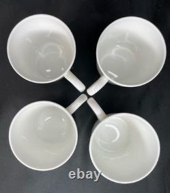 4 Sets Stig Lindbergh For Gustavsberg Florette Demitasse Cups & Saucers EUC