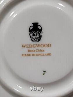 4 Sets- Wedgwood Bone White China Demitasse Espresspo Cups And Saucers England