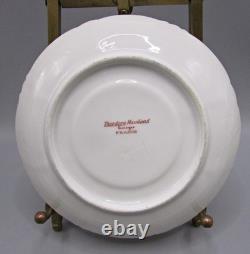 4 Theodore Haviland Demitasse Cups/Saucers -Purple Violets Schleiger 1026-2