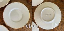 4 Tiffany & Co Demitasse/Espresso Cups & Saucers Gold Trim Holds 5 oz PRISTINE