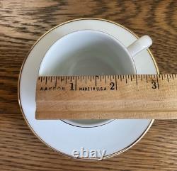 4 Tiffany & Co Demitasse/Espresso Cups & Saucers Gold Trim Holds 5 oz PRISTINE
