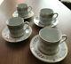 4 Tiffany & Co, Henry Mancini Moon River Demitasse Cups & Saucers With3 Felt Pads