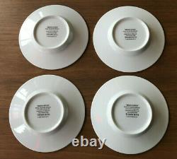 4 Tiffany & Co, Henry Mancini Moon River Demitasse Cups & Saucers with3 Felt Pads
