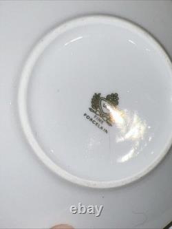 4 VTG MC Porcelain Demitasse Cup & Saucer Set Pink Gold Hollywood Regency MINT