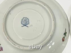 4x Herend Queen Victoria Coffee Demitasse Cups & Saucers 1950s