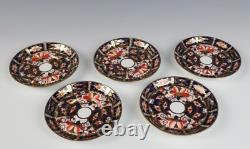5 Sets Royal Crown Derby Imari Espresso Demitasse Cup & Saucer 2451 Traditional