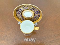 5 sets PORCELAIN BALL Cobalt Blue Demitasse Cup&Saucer H4929 1st Qty EUC 5 sets PORCELAIN BALL Cobalt Blue Demitasse Cup&Saucer H4929 1st Qty EUC