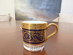 5 sets PORCELAIN BALL Cobalt Blue Demitasse Cup&Saucer H4929 1st Qty EUC 5 sets PORCELAIN BALL Cobalt Blue Demitasse Cup&Saucer H4929 1st Qty EUC