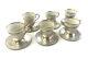 6 Fisher Sterling Demitasse Cups & Saucers With Hutschenreuther Selb Bavaria Liner
