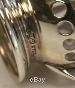 6 Gorham Sterling Silver & Lenox Porcelain Demitasse Cups & Saucers #A5549