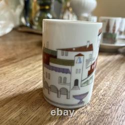 6 Langenthal Suisse Towers Espresso Demitasse Cups & Saucers Vintage Mint Cond