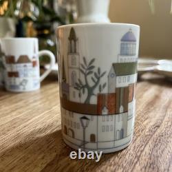 6 Langenthal Suisse Towers Espresso Demitasse Cups & Saucers Vintage Mint Cond