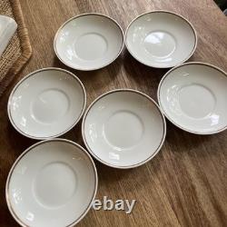 6 Langenthal Suisse Towers Espresso Demitasse Cups & Saucers Vintage Mint Cond