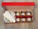 6 Legle Porcelaine D'art Limoges Demitasse Cups, Saucers &spoons With Box