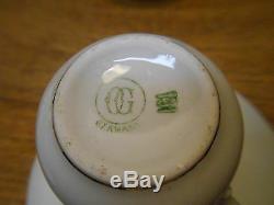 6 Old Porcelain Demitasse Cup & Saucer Sets Germany Think Of Me Remember Me