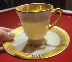 6 Pc Vintage 1930s Lenox Westchester M139 Demitasse Set Green Backstamp Hutzler 6 Pc Vintage 1930s Lenox Westchester M139 Demitasse Set Green Backstamp Hutzler