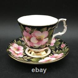 6 Royal Albert Provincial Flowers Demitasse Cup & Saucer Sets Cs347