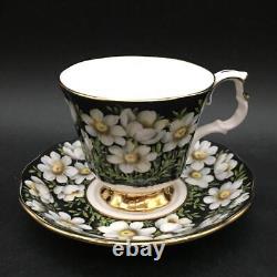 6 Royal Albert Provincial Flowers Demitasse Cup & Saucer Sets Cs347