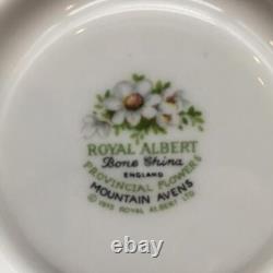 6 Royal Albert Provincial Flowers Demitasse Cup & Saucer Sets Cs347