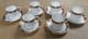 6 Royal Crown Derby English Bone China Cloisonne Demitasse Cups & Saucers A 1317