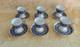 6 Sets Antique Wg&co Limoges France Cobalt With Gold Demitasse Egg Cups/saucers