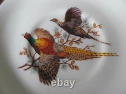 6 Sets Hammersley Bone China Pheasant Game Birds Demitasse Cups & Saucers Mint