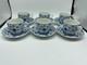 6 Sets Kaiser Romantica Bornholm Echt Kobalt Demitasse Cups Saucers Euc