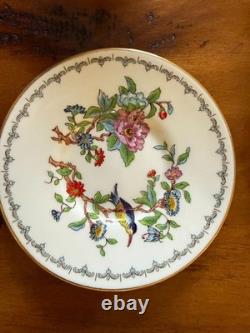 6 Sets Of Aynsley Pembroke Demitasse Cups & Saucers Flowers England Vintage