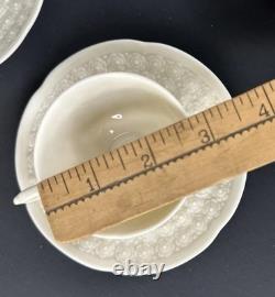 6 Sets Of Vintage Lenox Hawthorne Ivory Demitasse Cups and Saucers (1933-1953)