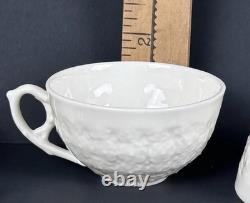 6 Sets Of Vintage Lenox Hawthorne Ivory Demitasse Cups and Saucers (1933-1953)