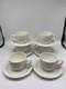 6 Sets Of Villeroy & Boch Foglia Cups & Saucers Demitasse Euc