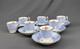 6 Spode Maritime Rose R4118 2 1/4 Footed Demitasse Cup & Saucer Sets C. 1930's