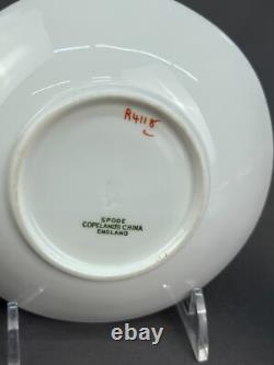 6 Spode MARITIME ROSE R4118 2 1/4 Footed Demitasse Cup & Saucer Sets c. 1930's