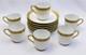 6 T&v Tressemanes & Vogt 9333 Limoges Demitasse Cup Saucer Sets Gold Encrusted