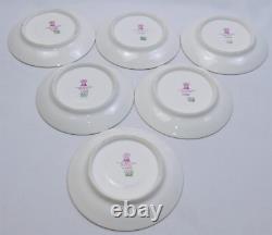 6 T&V Tressemanes & Vogt 9333 Limoges Demitasse Cup Saucer Sets Gold Encrusted