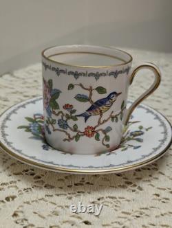 6 Vintage Aynsley Pembroke Demitasse Sets in Original Box 6 cups 6 saucers