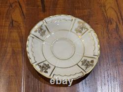 6 x VTG A. Lanternier & Co. Limoges France Porcelain Demitasse Cup & Saucer Set