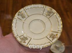 6 x VTG A. Lanternier & Co. Limoges France Porcelain Demitasse Cup & Saucer Set