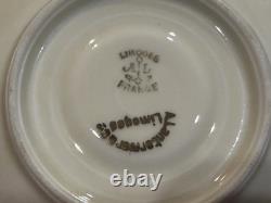 6 x VTG A. Lanternier & Co. Limoges France Porcelain Demitasse Cup & Saucer Set